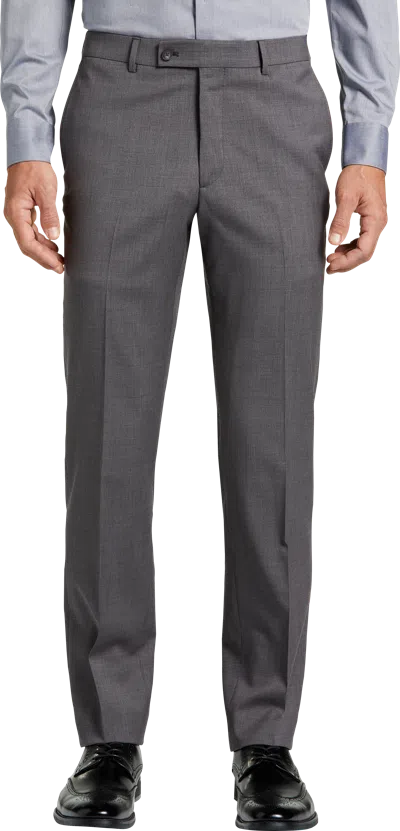 Awearness Kenneth Cole Chillflex Modern Fit Wool Blend Men's Suit Pants In Gray