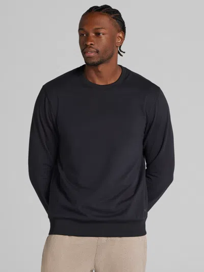 Awearness Kenneth Cole Chillflex Performance Crewneck Pullover In Black