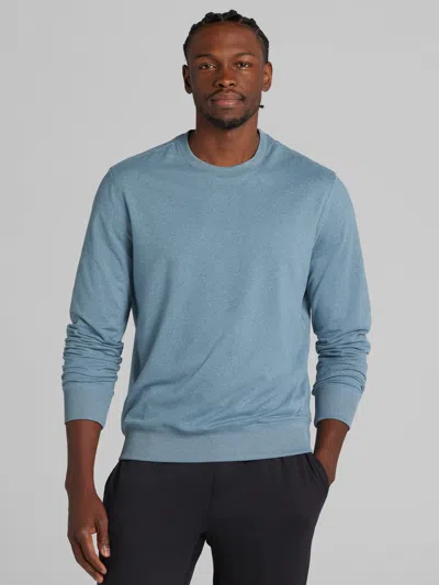 Awearness Kenneth Cole Chillflex Performance Crewneck Pullover In Blue