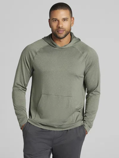 Awearness Kenneth Cole Chillflex Performance Hoodie Olive - Size: Small In Green