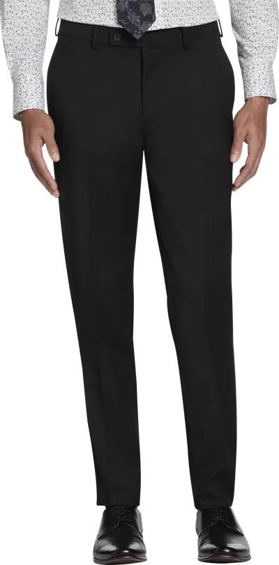 Awearness Kenneth Cole Chillflex Slim Fit Men's Suit Pants In Black