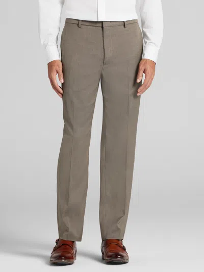 Awearness Kenneth Cole Chllflex Modern Fit Dress Pants In Brown