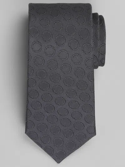 Awearness Kenneth Cole Ellipse Neat Tie Charcoal - Size: One Size