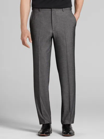 Awearness Kenneth Cole Big & Tall Men's Modern Fit Dress Pants In Gray