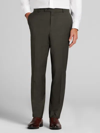 Awearness Kenneth Cole Modern Fit Men's Suit Pants Olive - Size: 36w X 34l In Brown