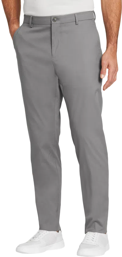 Awearness Kenneth Cole Modern Fit Performance Flex Chino In Gray