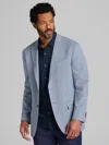 Awearness Kenneth Cole Modern Fit Plaid Sport Coat In Blue