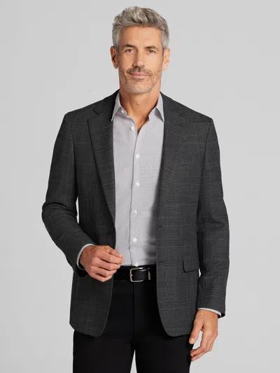 Awearness Kenneth Cole Modern Fit Plaid Suit Jacket In Gray