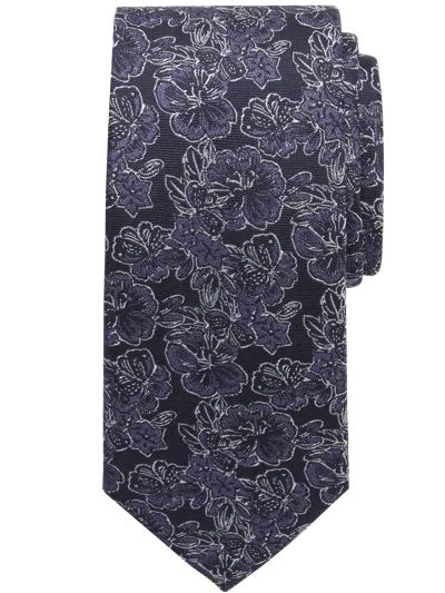 Awearness Kenneth Cole Narrow Hibiscus Tie