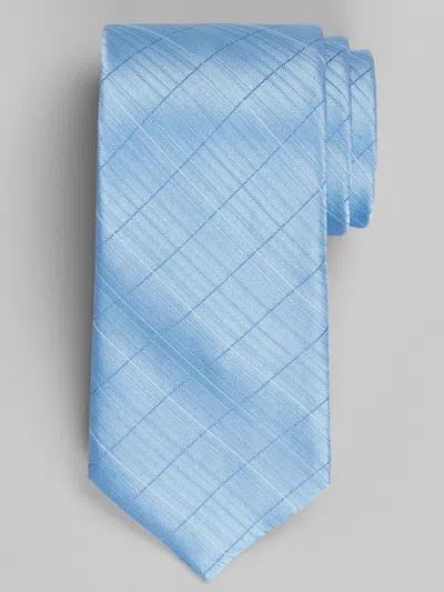 Awearness Kenneth Cole Particular Plaid Tie In Blue