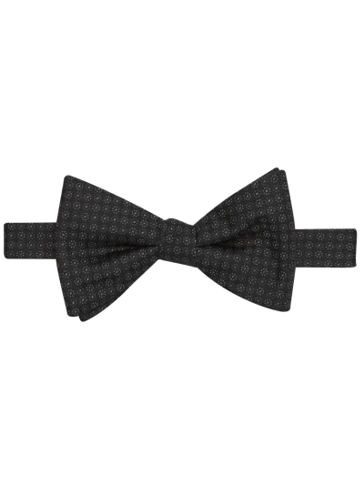 Awearness Kenneth Cole Pinpoint Neat Silk Blend Pre-tied Bow Tie
