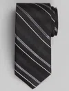 Awearness Kenneth Cole Singular Stripe Tie In Black