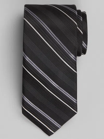 Awearness Kenneth Cole Singular Stripe Tie In Black