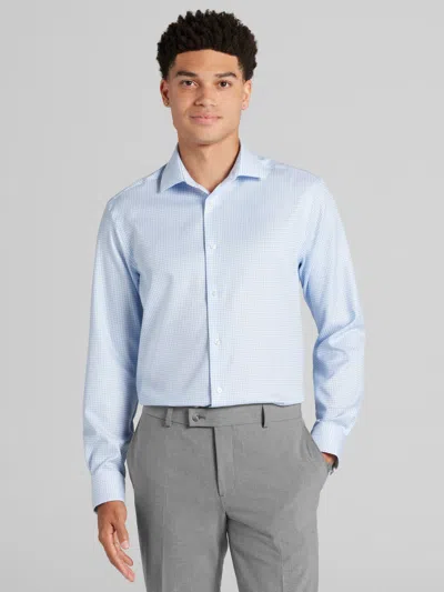 Awearness Kenneth Cole Slim Fit Check Dress Shirt In Blue