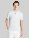 Awearness Kenneth Cole Slim Fit Grid Jacquard Polo In Blue