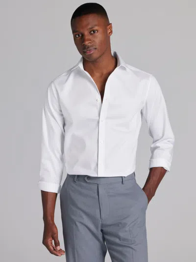 Awearness Kenneth Cole Big & Tall Men's Slim Fit Performance Dress Shirt In White