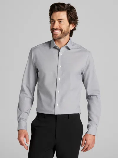 Awearness Kenneth Cole Slim Fit Performance Stretch Dress Shirt In Gray
