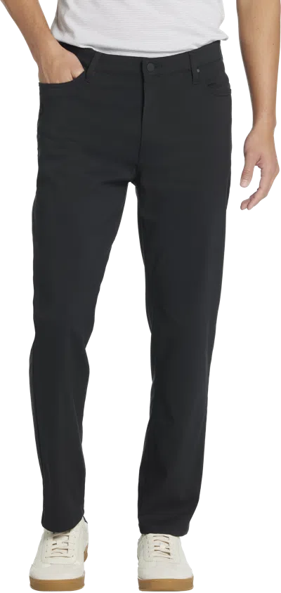 Awearness Kenneth Cole Slim Fit Performance Tech 5-pocket Pants In Black
