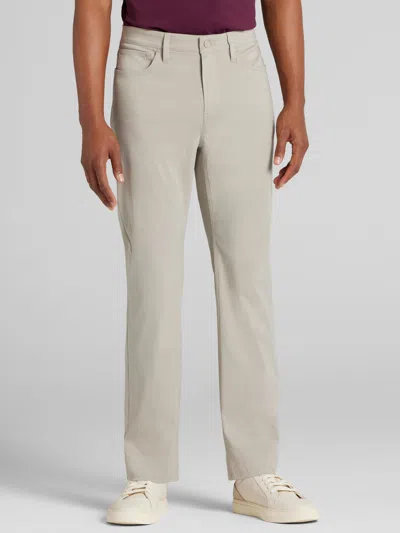 Awearness Kenneth Cole Slim Fit Performance Tech 5-pocket Pants In Gray