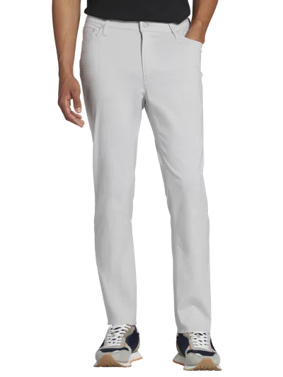 Awearness Kenneth Cole Slim Fit Performance Tech 5-pocket Pants In White