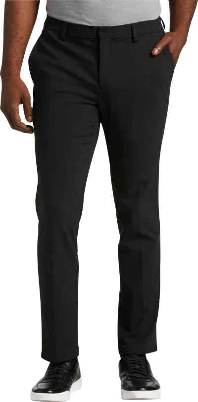Awearness Kenneth Cole Slim Fit Performance Tech Chinos In Black