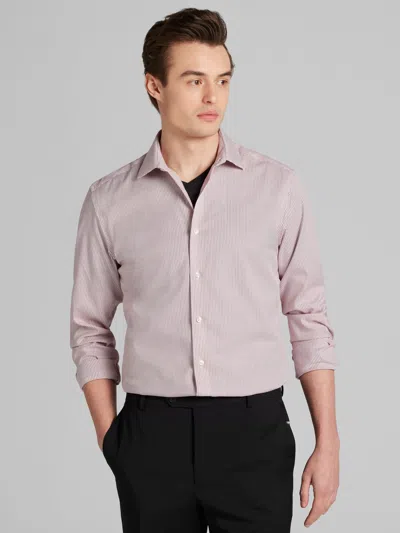 Awearness Kenneth Cole Slim Fit Ultra Performance Stretch Dress Shirt In Pink