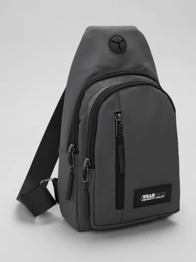 Awearness Kenneth Cole Sling Bag In Gray