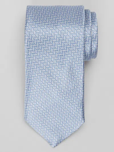 Awearness Kenneth Cole Zigzag Tonal Tie In Blue
