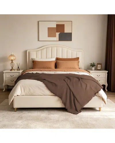 Awesome Home 300 Thread Count Gauze Self-fringe Throw In Brown