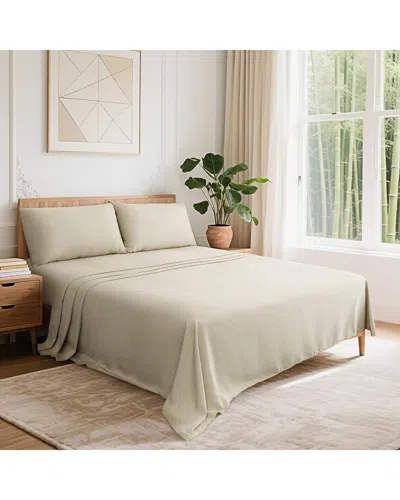 Awesome Home 300 Thread Count Sheet Set In Neutral