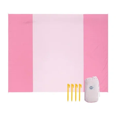 Awesome Home Beach And Picnic Waterproof Beach Blanket In Pink