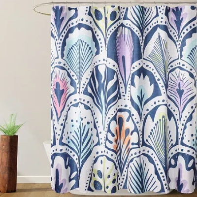 Awesome Home Boho Feathers Shower Curtain In Multi