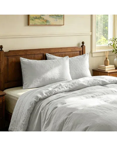Awesome Home Linen Knife Edge Pillow With Insert In White