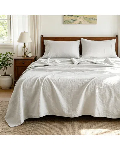 AWESOME HOME AWESOME HOME LINEN SOLID SHEET SET