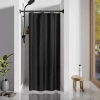 Awesome Home Ny Liner Eco Friendly Water Repellent Shower Curtain Liner In Black