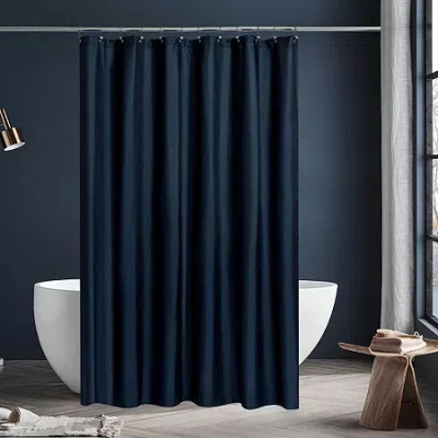 Awesome Home Ny Liner Eco Friendly Water Repellent Shower Curtain Liner In Blue