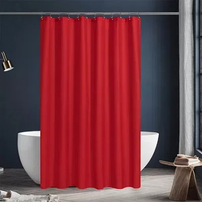 Awesome Home Ny Liner Eco Friendly Water Repellent Shower Curtain Liner In Red