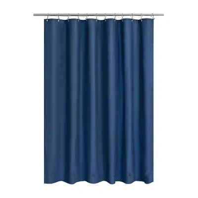 Awesome Home Premium Peva Shower Curtain Liner In Blue