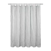 Awesome Home Solid Texture Shower Curtain In Gray
