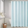 Awesome Home Spa Stripe Shower Curtain In Blue