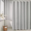 Awesome Home Spa Stripe Shower Curtain In Gray