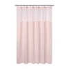 Awesome Home Starburst Snap In Liner Hooks Set Shower Curtain Set In Pink