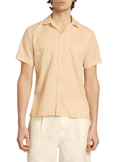 Awet Men's Hayat Camp Shirt In Bone