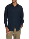 Awet Men's Luwah Button-front Shirt In Blue