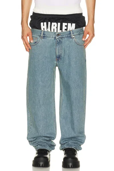 Awge Harlem Denim Jeans In Blue