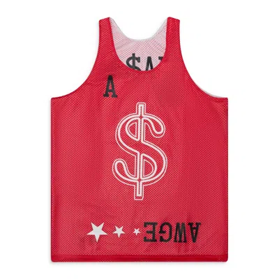 Awge Jodye Tank / Reversible White/red In Pink