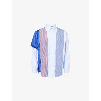 Awge Mens All Unique Mix Cotton Shirt Multi