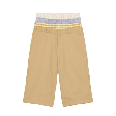 Awge Stacked Bermudas Beige