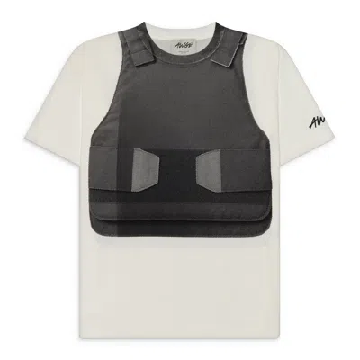 Awge Vest Tee White White In Xs