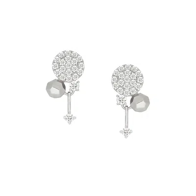 Awnl Women's Dark Sky Park Sterling Silver Ear Studs